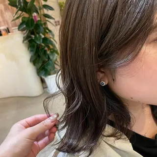 ミディアム HAIR  CALM(ヘアーカーム)所属・宮下 祐香のヘアスタイル