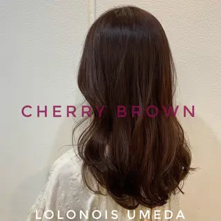 ロング カラー Lolonois梅田 /Okazaki:)のヘアスタイル