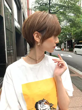 ショート 林 飛夕也のヘアスタイル