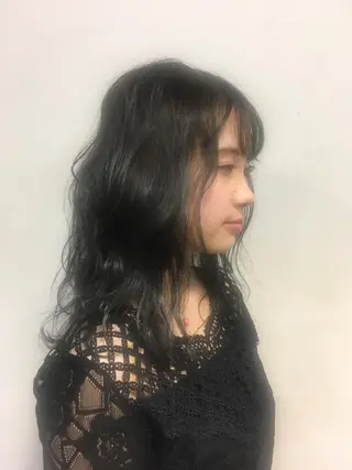 ロング カラー ヘアアレンジ stream1st所属・ツヤカラー 🕊️sayakaのヘアスタイル