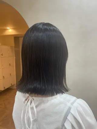 ミディアム ミルクティ/ピンク/ レイヤー/yuriaのヘアスタイル