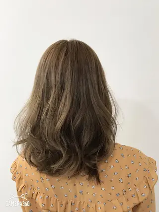 セミロング カラー 相武台ショート特化 💐川崎希💐のヘアスタイル