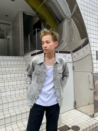 ショート カラー メンズ JUNES man バーバー三軒茶屋所属・MEN'S 限定 / 杉田 星成のヘアスタイル