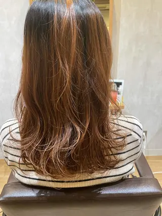 セミロング 川上 海のヘアスタイル