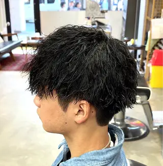 ミディアム パーマ 🥸MENIN 相模 大野メンズ専門🥸のヘアスタイル
