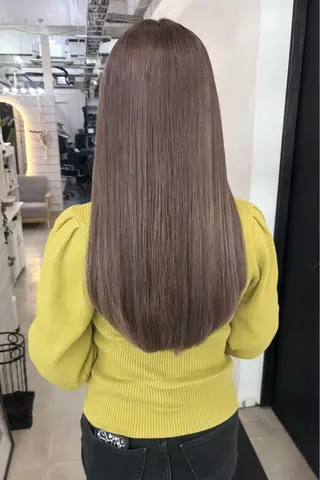 セミロング カラー GiseL博多筑紫口 杏実のヘアスタイル