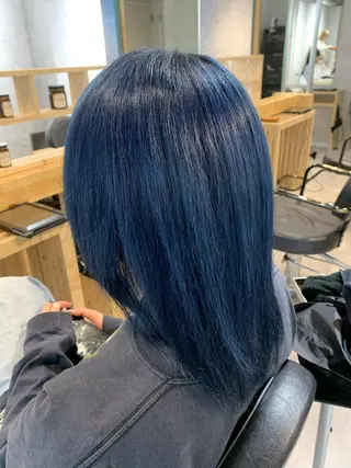 セミロング カラー パーマ ヘアアレンジ メンズ マツエク・マツパ Sia中野新橋 『JUNYA』のヘアスタイル