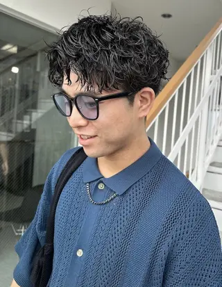 パーマ メンズ ❤️‍🔥メンズ特化 🦋nanaka🦋のヘアスタイル