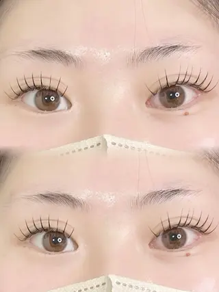 マツエク・マツパ Un plaisant所属・UnPlaisant 【Hinano】のマツエク・マツパデザイン