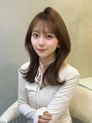 セミロング 大宮 トレンドヘア 🎀🪽古川美涼のヘアスタイル