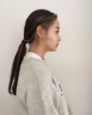 カラー GIFT所属・橋本叶夢/ ショートヘア/透け感のヘアスタイル