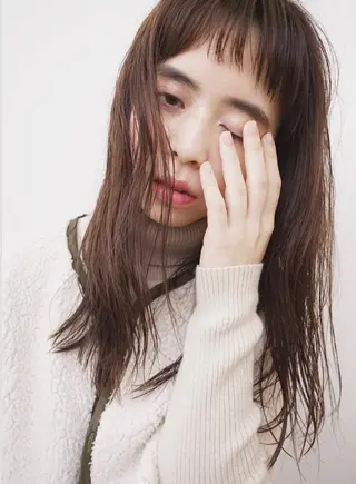 セミロング カラー ヘアアレンジ ショートボブ💗 ヤマネシオリのヘアスタイル