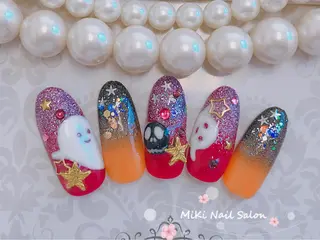 ネイル MiKi Nai池袋 長さだし得意のネイルデザイン