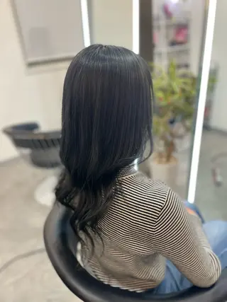 ロング カラー ARARE HAIR みゆきのヘアスタイル