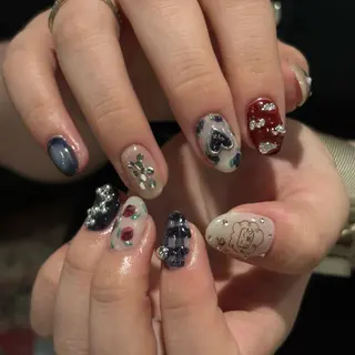 ネイル hinako /個性派ニュアンスのネイルデザイン