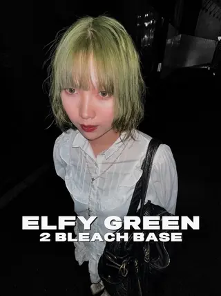 ミディアム カラー ura/デザイン/ ハイトーン/個性派のヘアスタイル