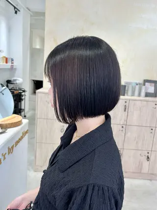 ショート ボブ/美髪矯正 /佐藤　奈巳のヘアスタイル