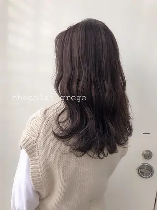 セミロング カラー ヘアアレンジ 女性スタイリスト専門サロン Zina 天神所属・NANA／trend style🕊🍑のヘアスタイル