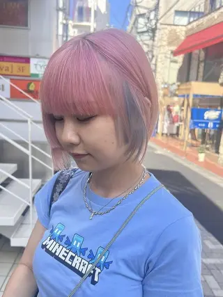 ショート カラー 🦋ブリーチ/カラー 専門Aya💖のヘアスタイル