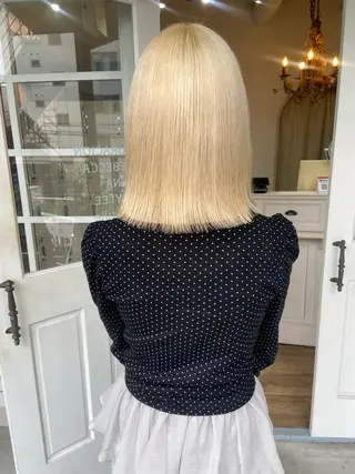 ミディアム カラー 梅田/寒色カラー/ まほのヘアスタイル