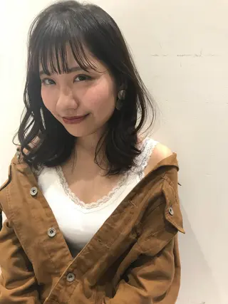 セミロング フェイシャルエステ＆まつげサロン　La Pleine Lune【プレーヌリュンヌ】所属・YURI /まつげパーマのヘアスタイル