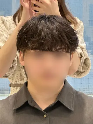 パーマ メンズ 【𝐀𝐬𝐡-池袋 】ひな 🎀💭のヘアスタイル