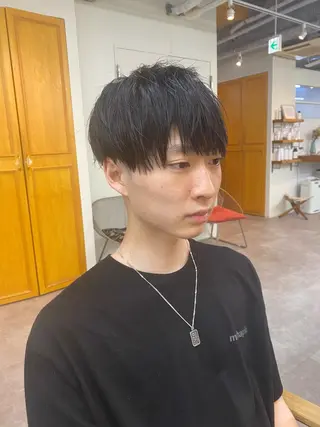 カラー メンズ シャドウパーマ/ 波巻パーマYu-Kiのヘアスタイル