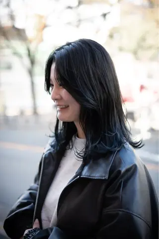 ミディアム CHIBA/マンツー マン/艶髪と透け感のヘアスタイル