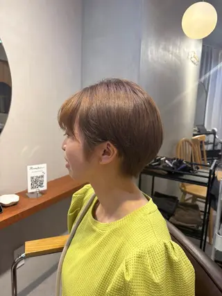 ショート 野口 咲愛のヘアスタイル