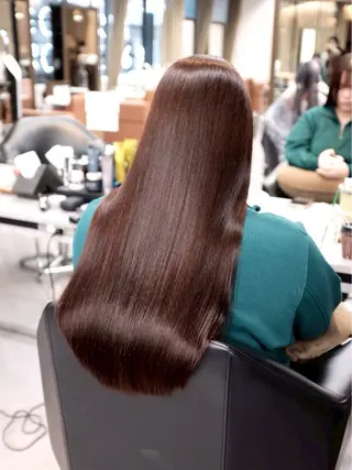 ロング 早﨑 映天のヘアスタイル