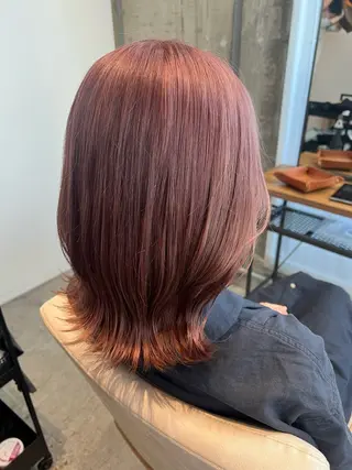 セミロング 韓国風ヘア 🇰🇷清水しいなのヘアスタイル