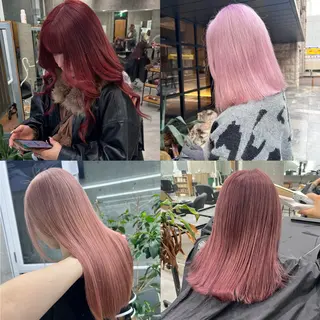 ロング welring hair salon所属・azusa/心斎橋/ ハイトーンカラーのヘアスタイル