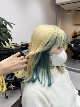 ミディアム カラー ✨【公式】 juhl.横浜✨のヘアスタイル