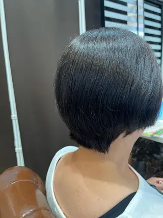 ショート メンズパーマ/縮毛 矯正/徳田真緒のヘアスタイル