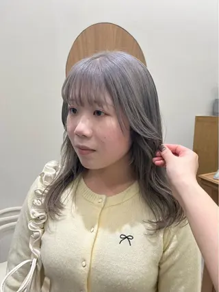 ロング カラー miyu /レイヤー/ブリーチのヘアスタイル