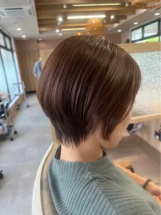 ショート ハイトーン/推しカラ ー⛓💜ゆららのヘアスタイル