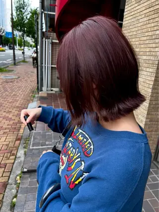 ミディアム カラー ふくむら ゆうかのヘアスタイル