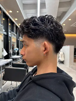 パーマ メンズ 澤田 大翔のヘアスタイル