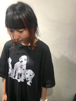 ミディアム カラー パーマ 🧼柴田 健太郎🧼のヘアスタイル