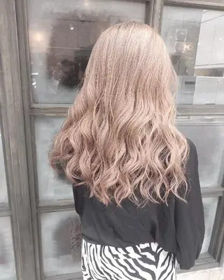 ロング カラー grow上野御徒町【グロウ】所属・ブリーチ・ハイトーン 特化🎉内山のヘアスタイル