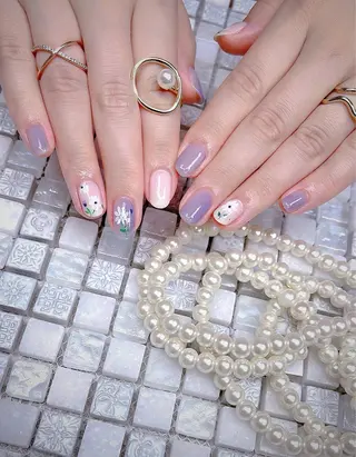 ミディアム めぐみのネイルサロン 惠のネイルデザイン