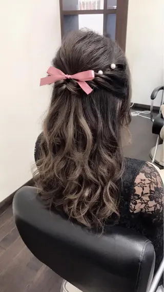 ロング ヘアアレンジ 沢田 瞳のヘアスタイル