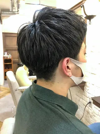 ショート メンズ Carina所属・セン北徒歩５分 キシタクのヘアスタイル