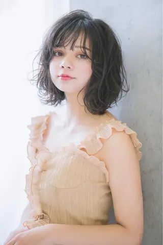 ミディアム 似合わせ艶髪カラー ❤️ハダユミのヘアスタイル