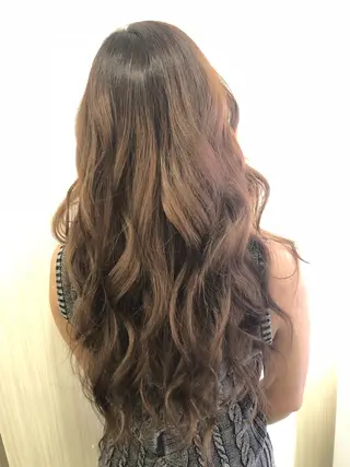 ロング カラー 🐥こ ま🐥のヘアスタイル