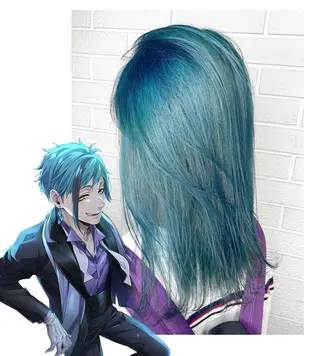 ミディアム カラー GARU-ガル-所属・TSUNO🦖 派手髪/オタク美容師のヘアスタイル