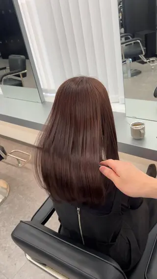 ロング カラー 髪質改善ストレート Kantaのヘアスタイル