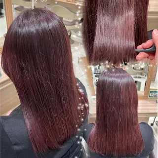 セミロング ash 十日市場 yuzuki 🎀のヘアスタイル