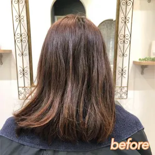 ミディアム カラー MYA 🤍kanaのヘアスタイル