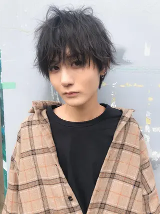 メンズ メンズブリーチカラー /パーマ ごーた立川のヘアスタイル